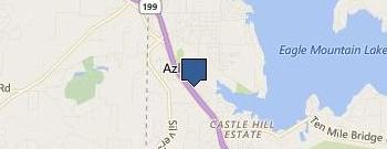 A Azle Garage Door Repair location map