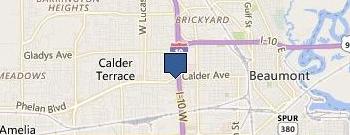 Lanmark Staffing Beaumont location map