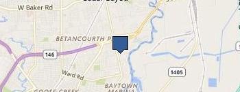 Baytown City Radio Shop location map