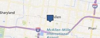 City Of Mc Allen location map