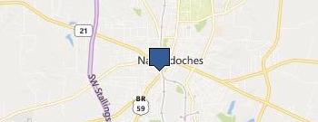 Nacogdoches City Water location map