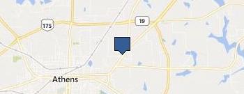 Athens Personal Storage location map