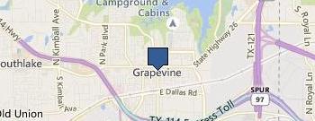 Grapevine Public Works Admin location map