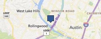 Lake Austin Family Dental - Dr. Harris DDS location map
