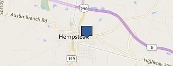 Texana Center location map