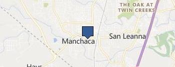 Manchaca Baptist Church location map