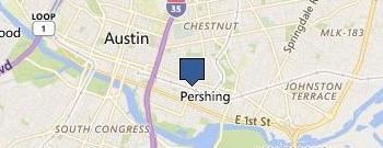 Austin Preservation location map