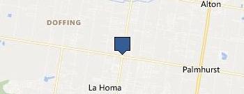 Stripes location map