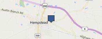 Hempstead Chevron location map