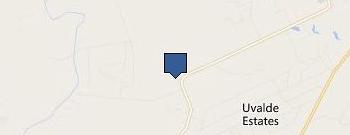 Uvalde Landfill location map