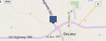 Decatur Tire Store location map