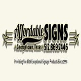 Affordable Signs - Manufacturer in Georgetown
