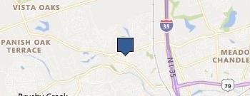 Concrete Austin location map