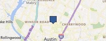 Daily Texan location map