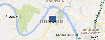 Westlake Hills Vision Center location map