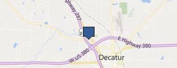 Mathews Roofing location map