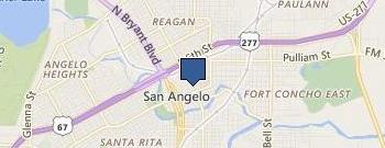 Angelo Bail Bonds location map