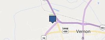 Vernon College location map