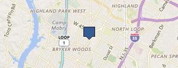 Ferrari of Austin location map