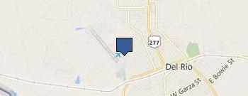 Del Rio Airport Manager location map