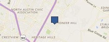 Austin Copywriter location map