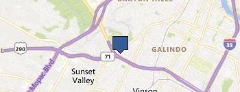 Austin School of Music location map