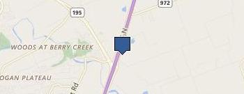 Keystone Concrete Placement location map