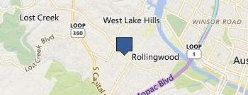Austin Dancing location map