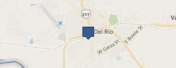 Del Rio Chief Building Official location map