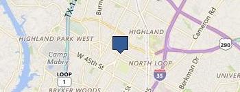 Austin Travis County Integral location map