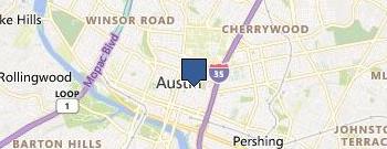 Texas Music Office location map