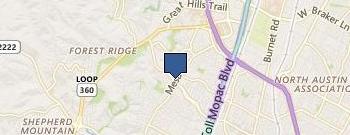 Austin's Mens Soccer Assn location map