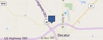 US Forestry Department location map