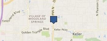 Keller Masonic Lodge location map