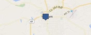 Oak Street Baptist Church location map