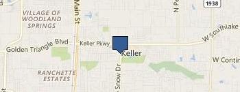 City Of Keller location map