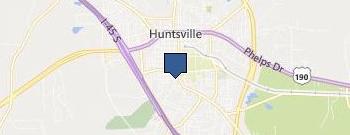 Sam Houston State University location map