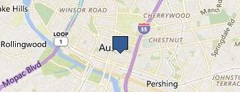 Texas State University location map