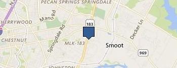 Austin Fire Chief location map