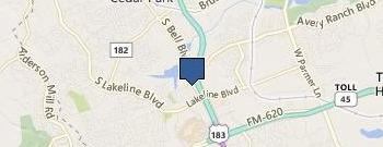 Riviera Exxon location map
