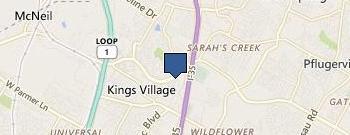 Painters in Austin Service location map