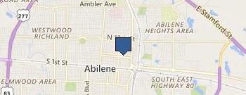 Abilene Public Works Adm location map