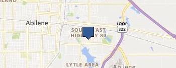 Budget Truck Rental - Abilene location map