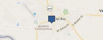 Del Rio Personnel location map