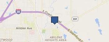 Abilene Christian High School location map