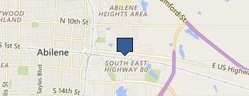 Abilene Drainage & Streets location map