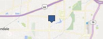 Target location map