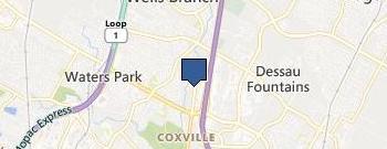 Carpet Cleaning Austin location map