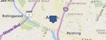 Austin Garage Door Experts location map