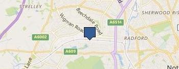 A & B Plumbing & Heating location map